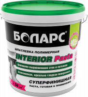 Шпатлевка готовая INTERIOR PASTA 28 кг Боларс с доставкой от официального дилера завода