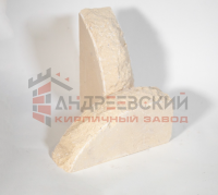 Кирпич гиперпрессованный полукруг Скала Слоновая кость 1.4 NF Андреевский с доставкой от официального дилера завода