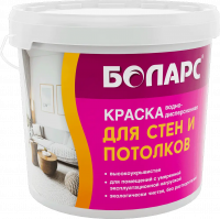 Краска водно-дисперсионная для стен и потолков (ВД-АК 204) 40 кг БОЛАРС с доставкой от официального дилера завода