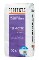 Штукатурно-клеевой состав Термотек Коттедж ЗИМА, 30 кг Перфекта с доставкой от официального дилера завода