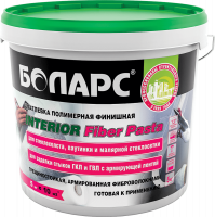 Шпатлевка для стеклохолста INTERIOR Fiber Pasta 14 кг Боларс с доставкой от официального дилера завода