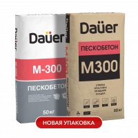 Dauer® Сухая смесь М-300 Пескобетон 30 кг с доставкой от официального дилера завода