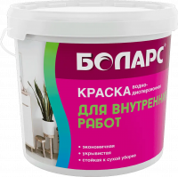 Краска водно-дисперсионная интерьерная для внутренних работ (ВД-АК 203) 7 кг БОЛАРС с доставкой от официального дилера завода