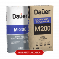 Dauer® Сухая смесь М-200 Монтажно-кладочная с доставкой от официального дилера завода
