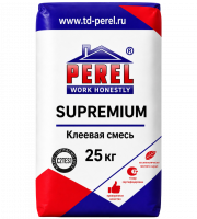 0315 Supremium С2 ТЕ S1, эластичная, водостойкая, беспылевая клеевая смесь PEREL 25 кг с доставкой от официального дилера завода