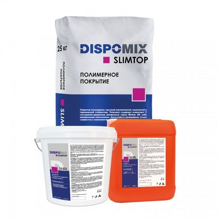 Покрытие полиуретан-цементное универсальное Slimtop 355TL, 33 кг DISPOMIX по низкой цене