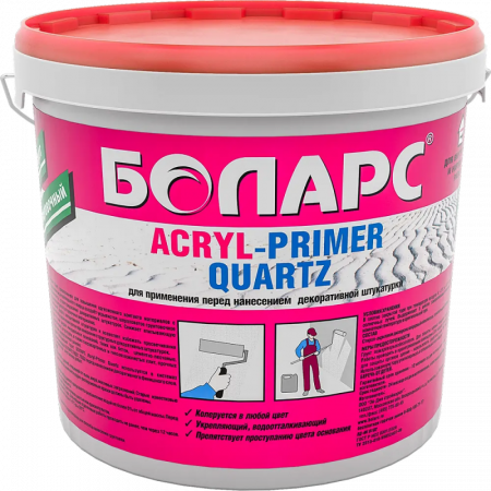 Грунт колеровочный акриловый Acryl-primer Quartz 15 кг БОЛАРС по низкой цене