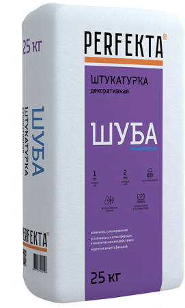 Штукатурка декоративная Perfekta ШУБА белый (2мм) 25 кг по низкой цене