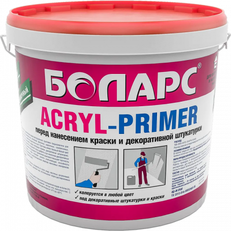 Грунт колеровочный акриловый Acryl-primer 30 кг БОЛАРС по низкой цене