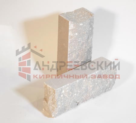 Брусок гиперпрессованный узкий утолщенный Скала угловой Серый Андреевский по низкой цене