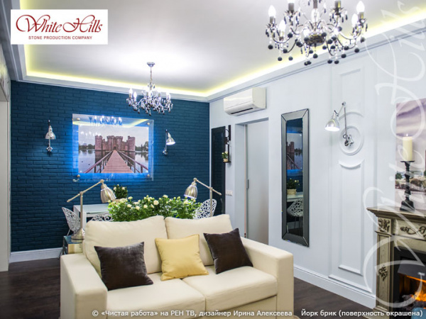 Искусственный декоративный камень Йорк Брик 335-70 углы White Hills по низкой цене