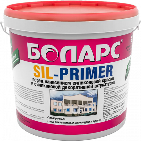 Грунт силиконовый Sil-primer 10 кг БОЛАРС по низкой цене