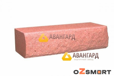 Кирпич рваный ложковый алый ДКЛ по низкой цене