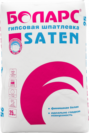 Шпатлевка гипсовая SATEN 25 кг Боларс по низкой цене