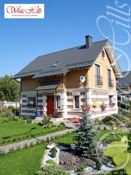 Декоративный облицовочный кирпич Кельн Брик 323-40 углы White Hills по низкой цене